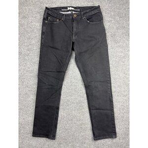 Bulletprufe Jeans Mens 32x32 Black Slim Fit Stretch Denim Pants Casual 5 Pocket